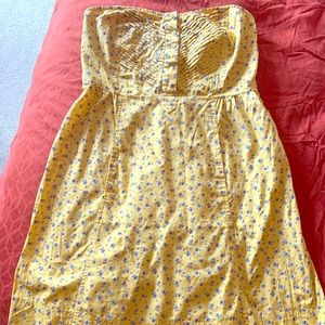 Yellow Kimchi Blue Strapless Dress